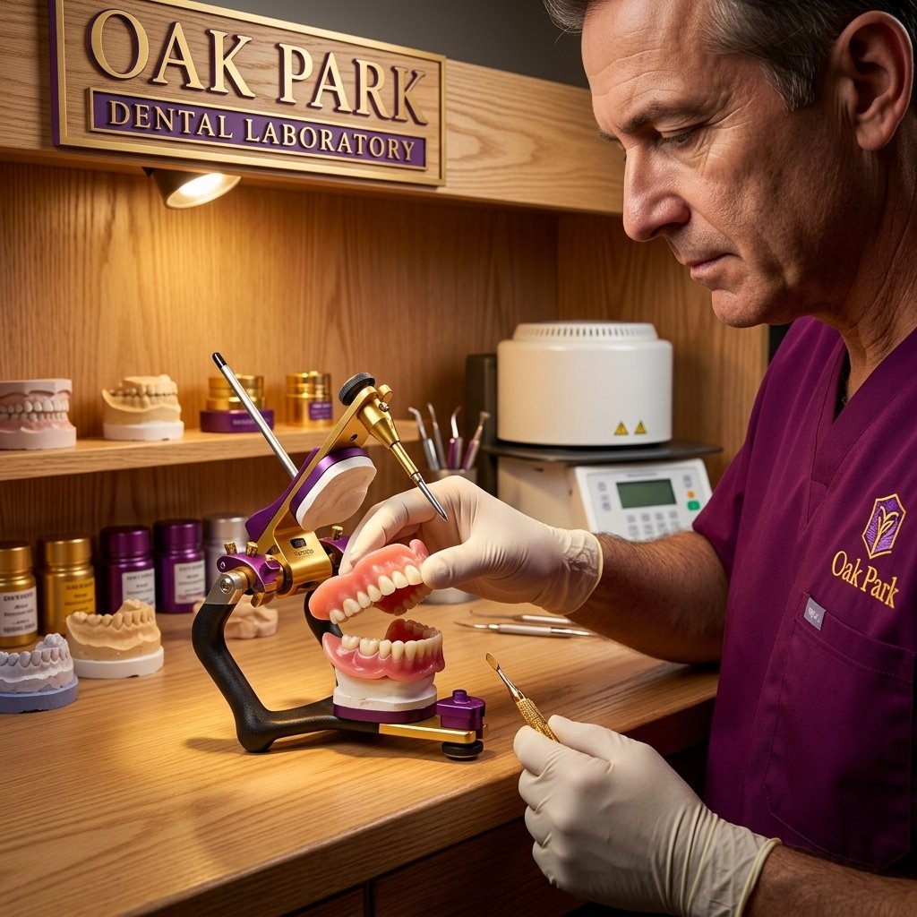 Custom denture crafting in Australian laboratory